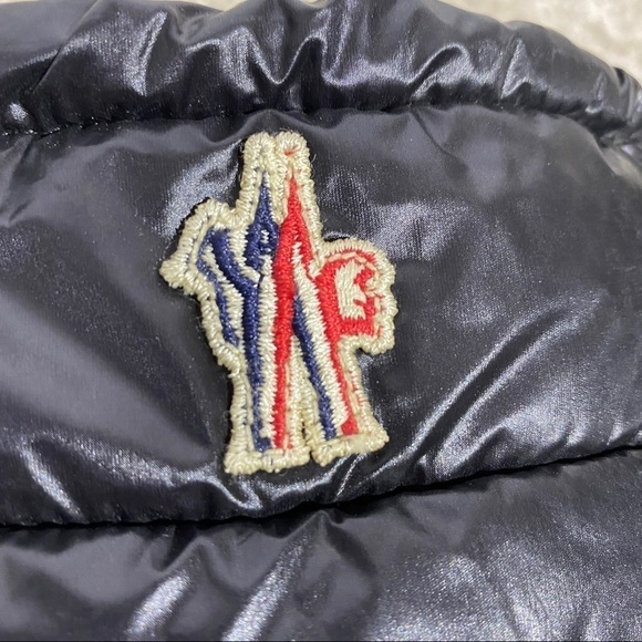 MONCLER Black Long Leather down Puffer Gloves - Picture 13 of 14